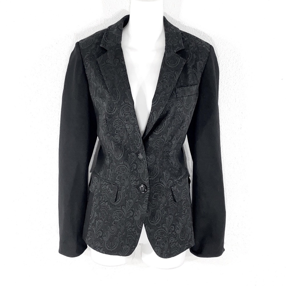 Etcetera Black Patterned Blazer